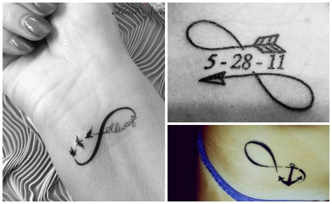 Tatuajes de infinito con nombres