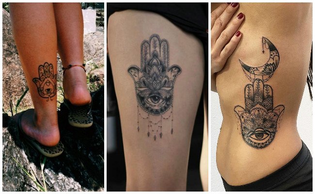 Tatuajes de la mano de fátima o hamsa