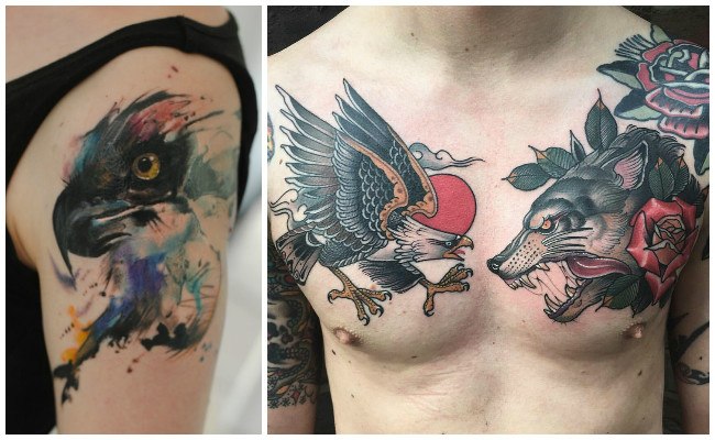 Tatuajes de las águilas del América