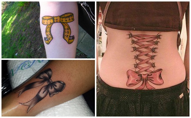 Tatuajes de lazos de mujeres
