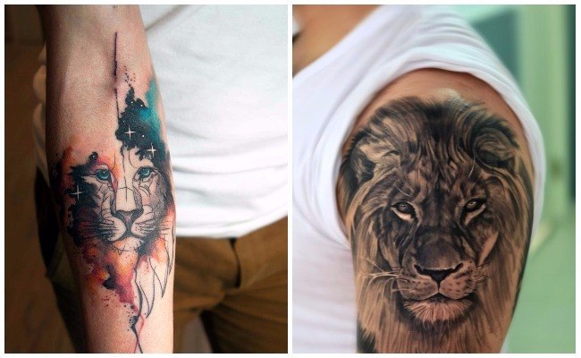 Tatuajes de leones en 3d