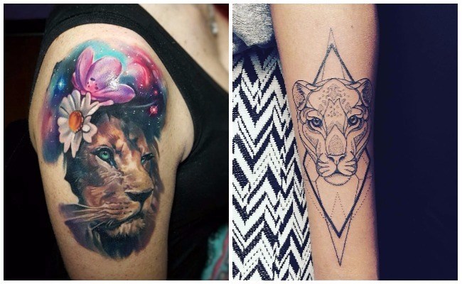 Tatuajes de leones en la muneca