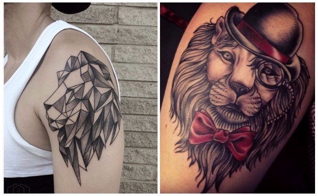 Tatuajes de leones fotos