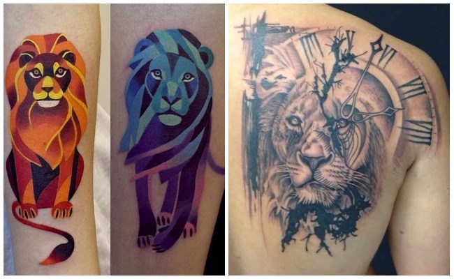 Tatuajes de leones gratis