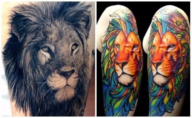 Tatuajes de leones japoneses