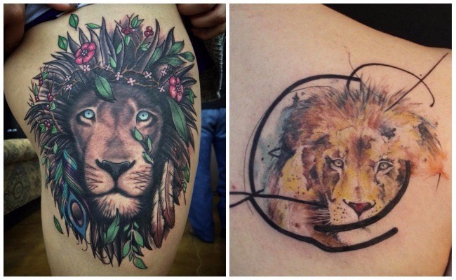 Tatuajes de leones pequeños