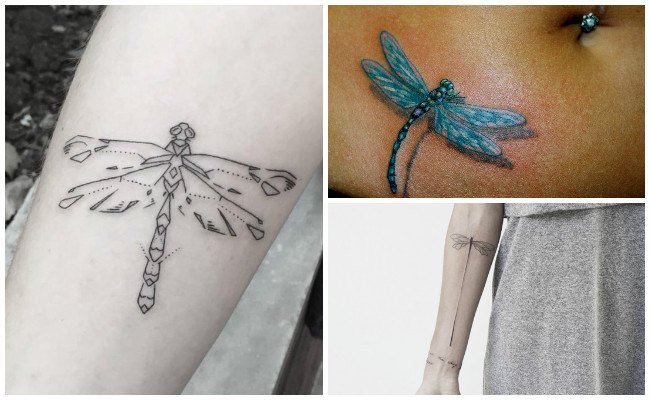 Tatuajes de libélulas para hombres