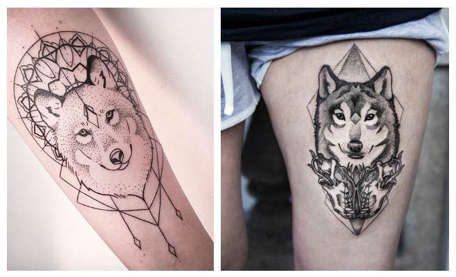Fotos de tatuajes de lobos