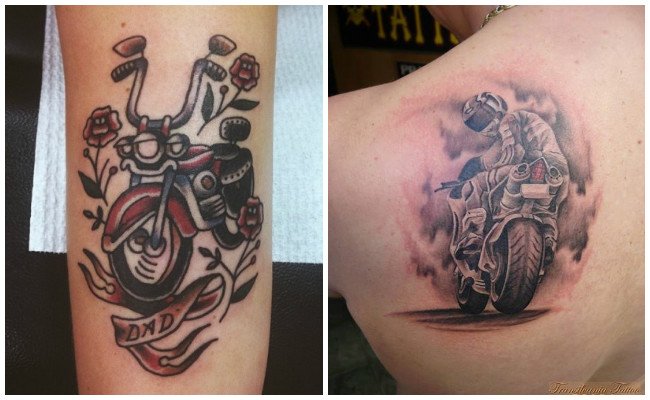 Tatuajes de motos para hombres