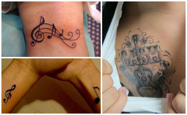 Tatuajes de música y diseños