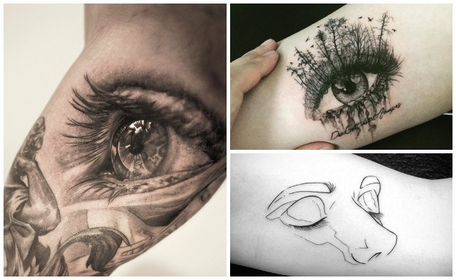 Tatuajes de ojos en el brazo