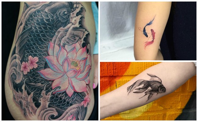 Tatuajes de peces para mujeres