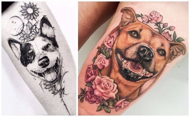 Tatuajes de perros yorkshire