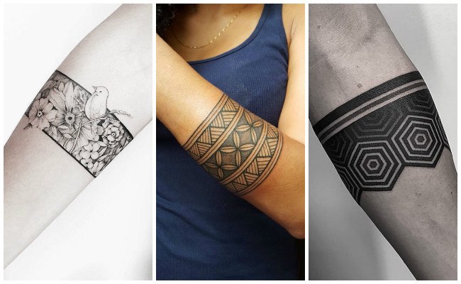 Tatuajes de pulseras en mujer