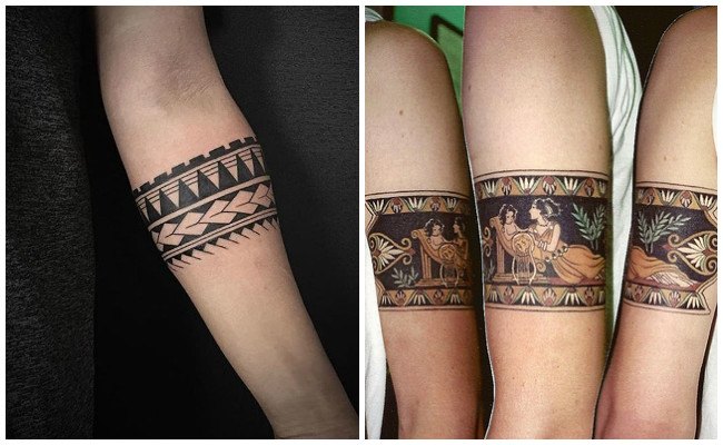 Tatuajes de pulseras en el pie