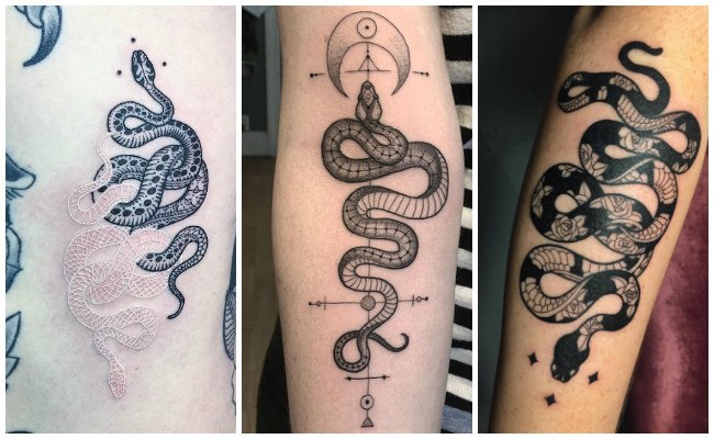 Tatuajes de serpientes de cascabel