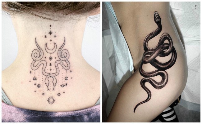 Tatuajes de serpientes y cobras