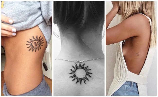 Tatuajes de sol y estrellas
