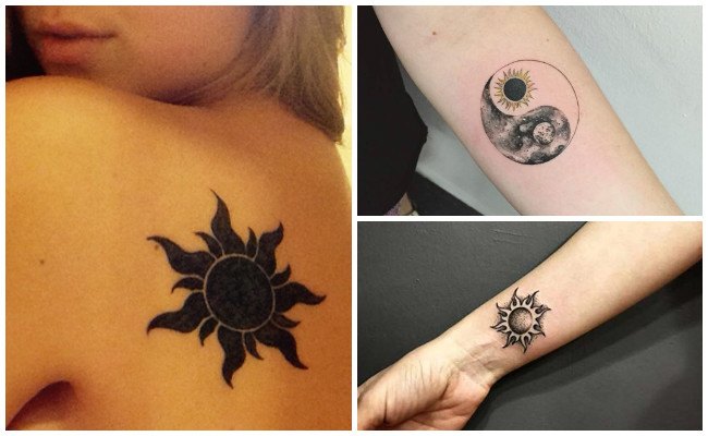 Tatuajes de sol y luna y significado