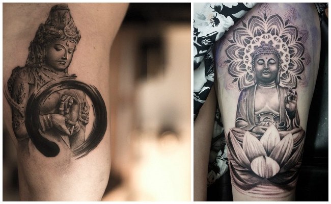 Tatuajes de templos budistas