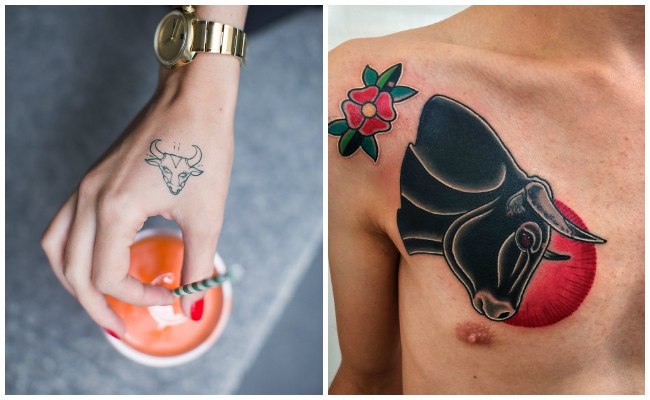 Tatuajes de toros para mujeres