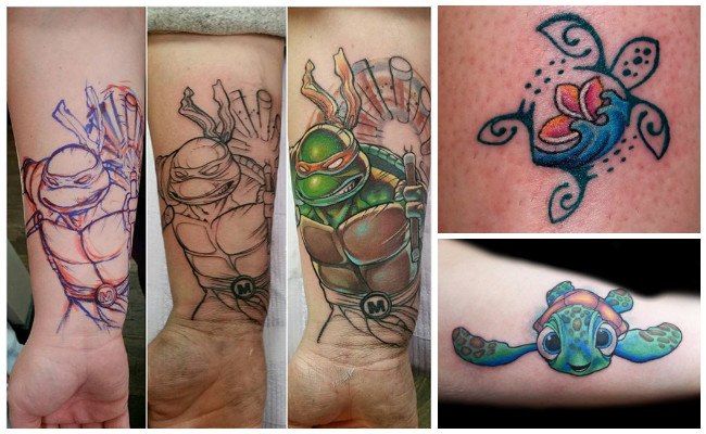 Tatuajes de tortugas tradicionales