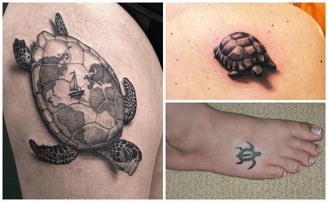 Tatuajes de tortugas tribales