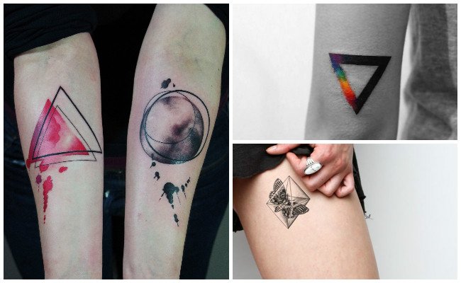 Tatuajes de triángulos y sus diseños