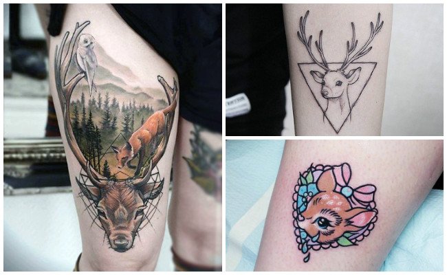 Tatuajes de un ciervo