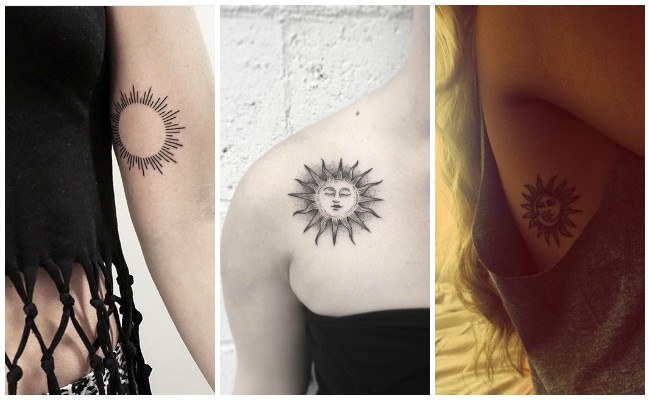 Tatuajes del sol naciente