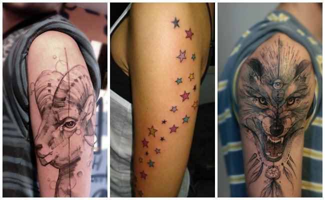 Tatuajes en el brazo a rayas