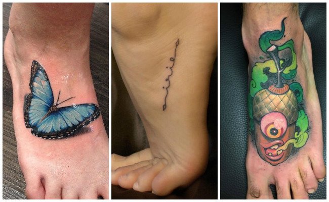 Tatuajes en el pie y si duelen