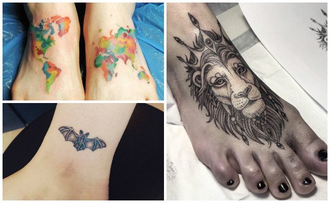 Tatuajes en el pie de hombre