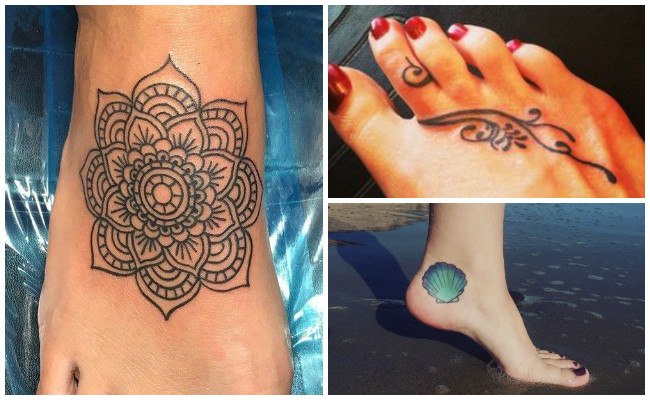 Tatuajes en el pie para mujeres