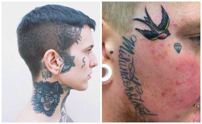 Tatuajes en la cara e ideas