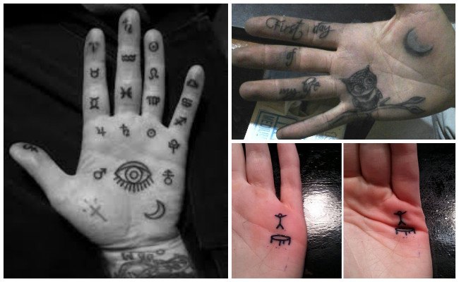 Tatuajes en la mano con frases