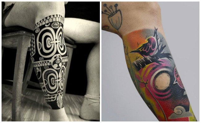 Tatuajes en la pierna con nombres