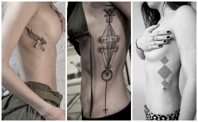 Tatuajes en las costillas para mujeres