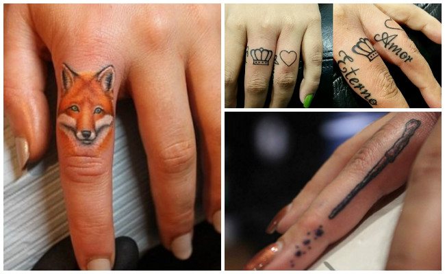 Tatuajes en los dedos bonitos
