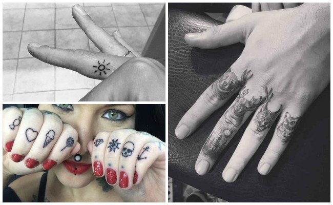 Tatuajes en los dedos con love