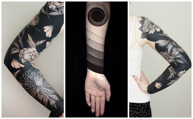 Tatuajes en negro para el brazo