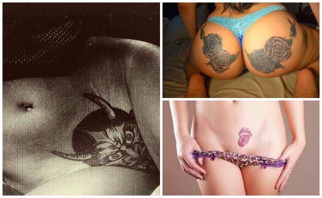 Tatuajes en partes íntimas y sus diseños