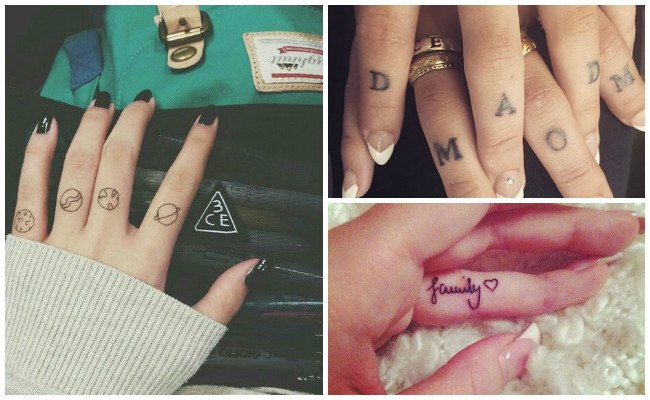 Tatuajes en un dedo