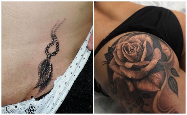 Tatuajes en zonas íntimas para mujeres