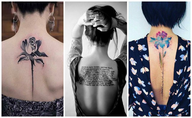 Tatuajes en la espalda femeninos