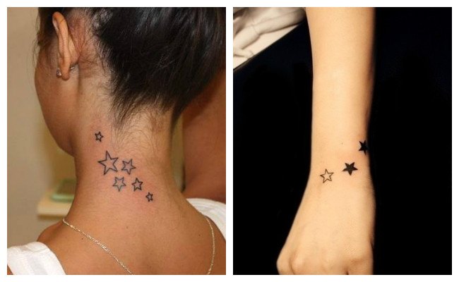 Tatuajes de estrellas hermosas