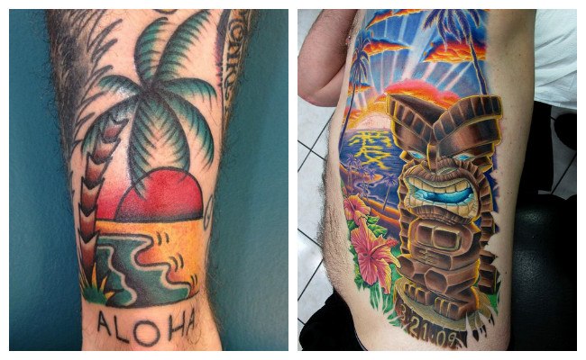 Tatuajes hawaianos, ohana, tiki, brazaletes y su significado
