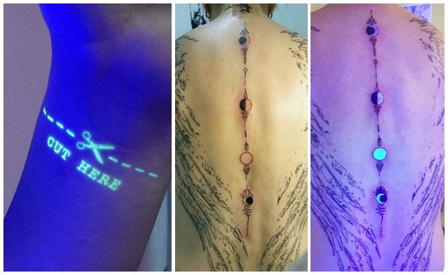 Tatuajes fluorescentes imágenes