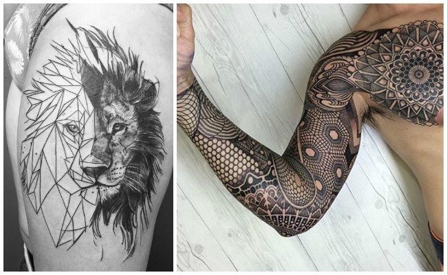 Tatuajes de geometría de animales