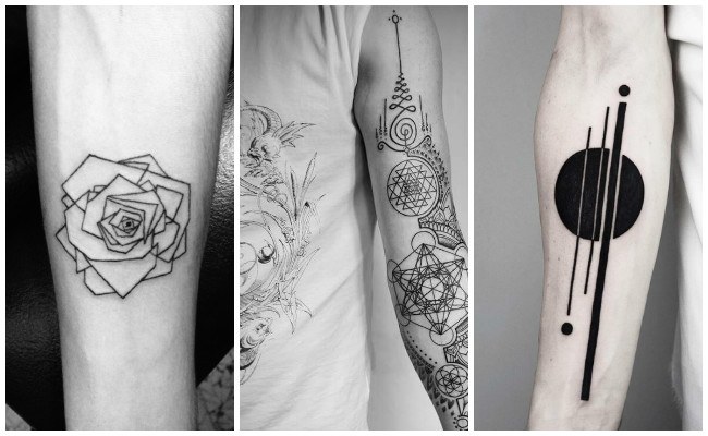 Tatuajes geométricos femeninos